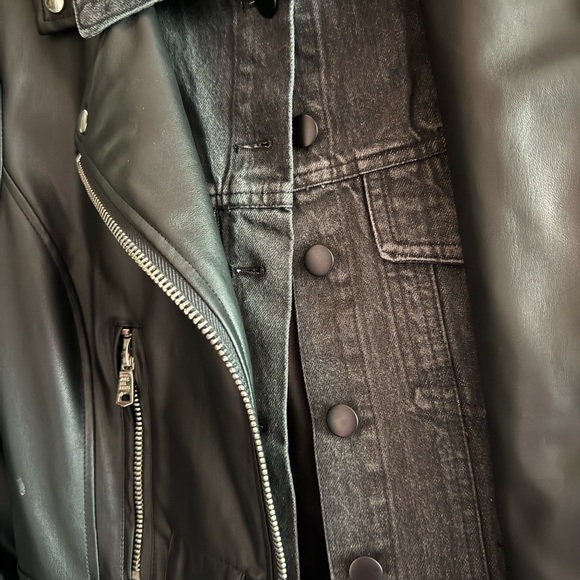 Alex Les Filles faux leather moto jacket - Picture 7 of 9
